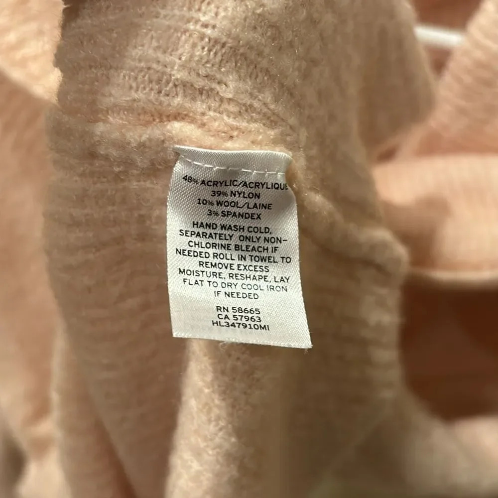 Trouve woman's long tunic light pink sweater - Picture 8 of 9